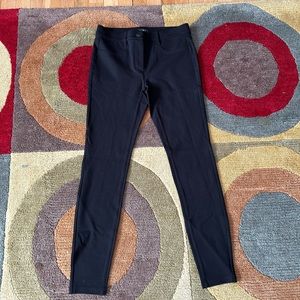 LOFT Black Stretch Skinny Ponte Pants Jeggings with Pockets Work Pants Size 2